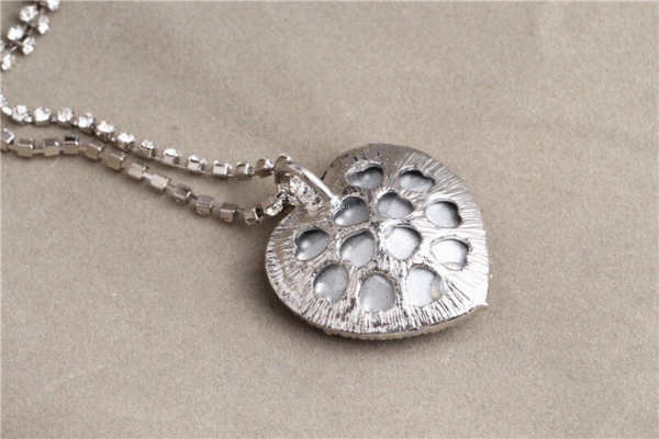 TITANIC HALSKETTE HERZ DES OZEANS KETTE ZIRKONIA KRISTALLE SCHMUCK STRASS NEU - Image 4